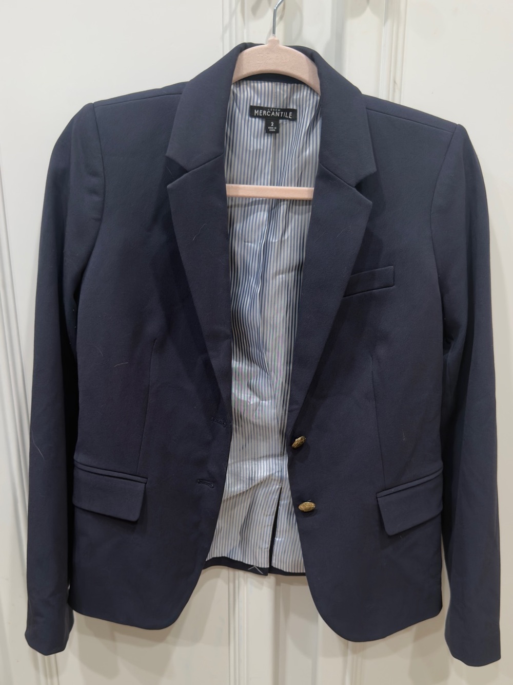 J.Crew Navy Women’s Tailored Blazer